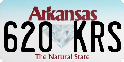 AR license plate 620KRS
