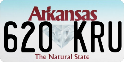 AR license plate 620KRU