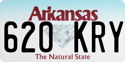 AR license plate 620KRY