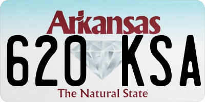 AR license plate 620KSA