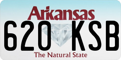 AR license plate 620KSB