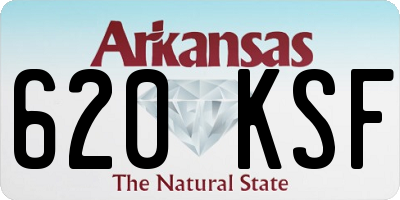 AR license plate 620KSF