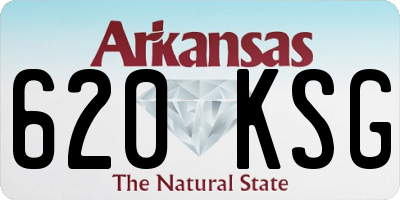 AR license plate 620KSG