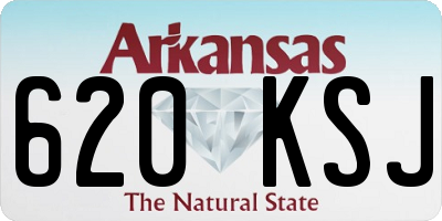AR license plate 620KSJ