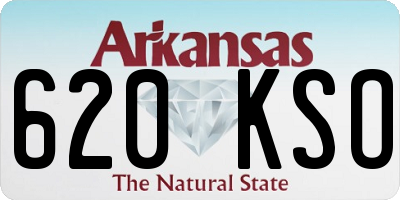 AR license plate 620KSO