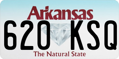 AR license plate 620KSQ