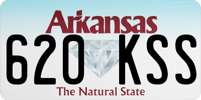 AR license plate 620KSS
