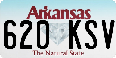 AR license plate 620KSV