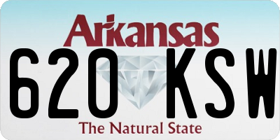 AR license plate 620KSW