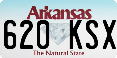 AR license plate 620KSX
