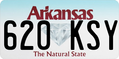 AR license plate 620KSY