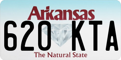 AR license plate 620KTA