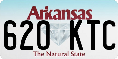 AR license plate 620KTC