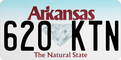 AR license plate 620KTN