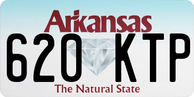 AR license plate 620KTP