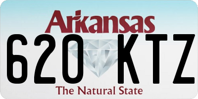 AR license plate 620KTZ