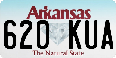 AR license plate 620KUA