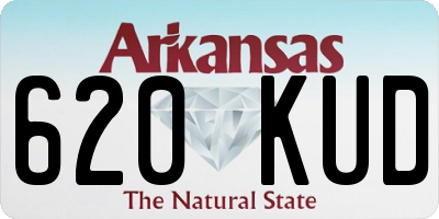 AR license plate 620KUD