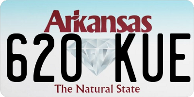 AR license plate 620KUE