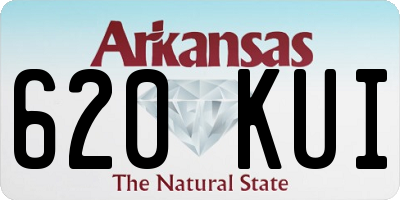 AR license plate 620KUI