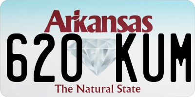 AR license plate 620KUM