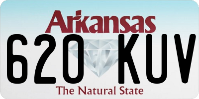 AR license plate 620KUV