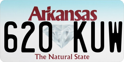 AR license plate 620KUW