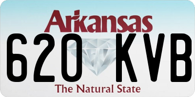 AR license plate 620KVB