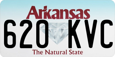 AR license plate 620KVC