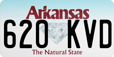 AR license plate 620KVD