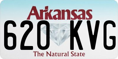 AR license plate 620KVG