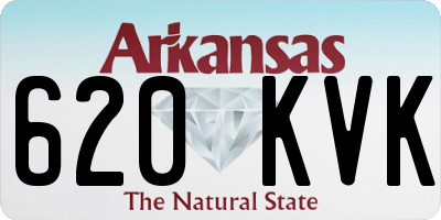 AR license plate 620KVK