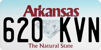 AR license plate 620KVN