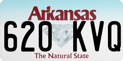 AR license plate 620KVQ