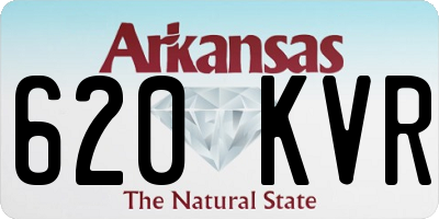 AR license plate 620KVR