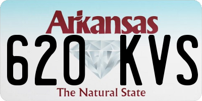 AR license plate 620KVS