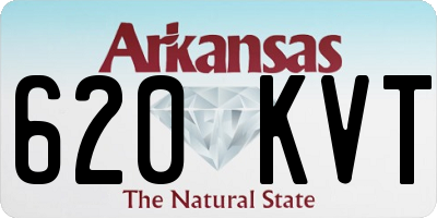 AR license plate 620KVT