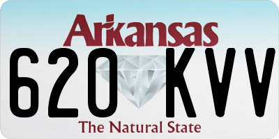 AR license plate 620KVV