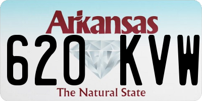 AR license plate 620KVW