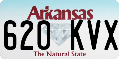 AR license plate 620KVX
