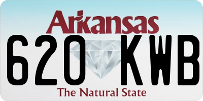 AR license plate 620KWB