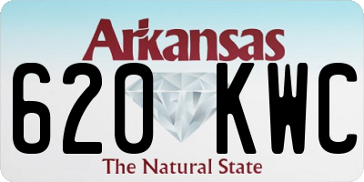 AR license plate 620KWC