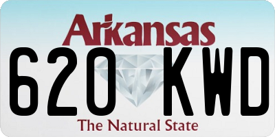 AR license plate 620KWD
