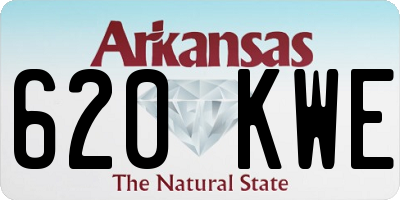 AR license plate 620KWE