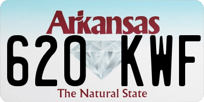 AR license plate 620KWF