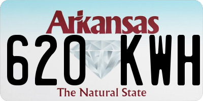 AR license plate 620KWH
