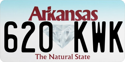 AR license plate 620KWK