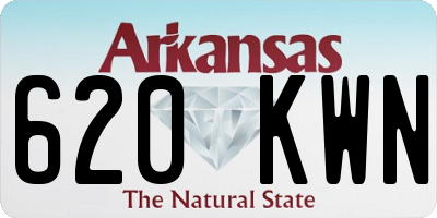 AR license plate 620KWN