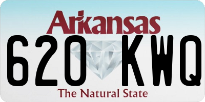 AR license plate 620KWQ