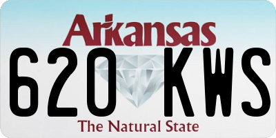 AR license plate 620KWS